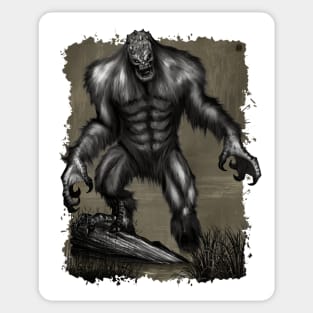 Honey Island Swamp Monster Sticker